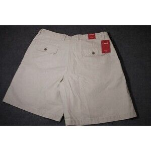 NWT IZOD LUXURY SPORT SoHo Linen Weave GOLF CASUAL COTTON SHORT Flat FRONT 38w